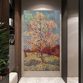 現代アートの「桃源郷の桃の木」（未来絵画） 現代アートの「桃源郷の桃の木」（未来絵画）